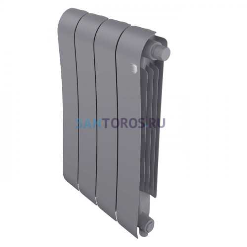 Радиатор биметаллический Royal Thermo Infinity 500 Silver Satin VR - 4 секционный (НС-1658387 РОЯЛ ТЕРМО)